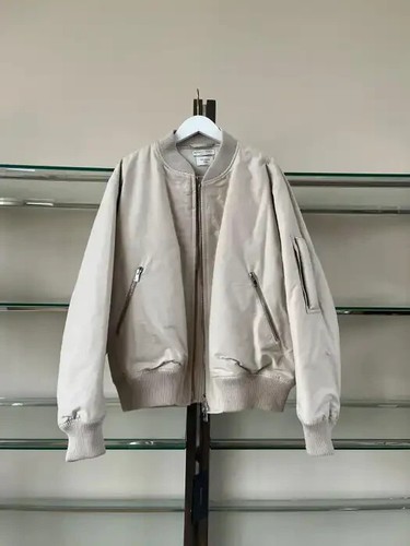 Bottega Veneta Camicia in Twill Nylon in Osso NUOVA CON ETICHETTE 48 IT