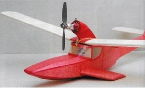 Damsel Fly F/F Schwimmflugzeug 27" Spannweite RC Modellflugzeug gedruckte Pläne Vorlagen - Bild 1 von 2