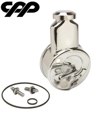 Chevrolet Impala Bel Air 1965-68 cromo dirección asistida bomba depósito bloque pequeño Foto 1 de 4