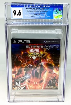 Ultimate Marvel vs Capcom 3 - PS3 - CGC 9.6 A+ Sealed Graded Not VGA | WATA #003 - Image 1 of 2