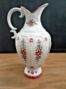 Vintage Pottery - Pitcher - Germany -Mold 1925 MR-Flower Decor, EUC - Picture 1 of 6