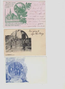 (3) Cartoline di Storia Sociale - Lotto di 3: Divieto di Temperanza - Foto 1 di 2