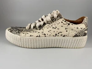 Tenis para mujer Steve Madden Oleta, talla 8, imitación piel de serpiente - Imagen 1 de 10