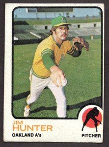 1973 Topps #235 Jim Hunter Oakland Athletics GD/VG