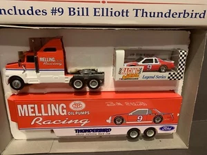 Bill Elliott/Melling Team Hauler Limited Edition with Thunderbird 1/64 - Picture 1 of 7
