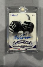 OJ Simpson 2018-19 Leaf Pearl Auto /3 Encased 🔥🔥 Buffalo Bills 