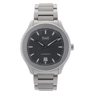 Piaget Polo Date G0A41003 Gray Textured Dial 42mm Automatic Men's Watch - Picture 1 of 8
