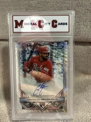 2024 Topps Bowman Sterling Christian Encarnacion-Strand Rookie Auto /125 - Image 1 of 4