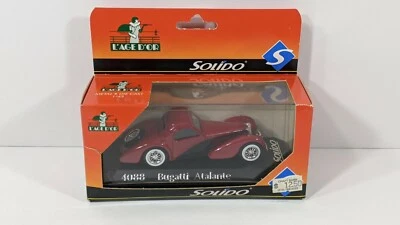 Solido - Bugatti Atalante Red #4088 1:43 Scale Diecast - Image 1 of 4