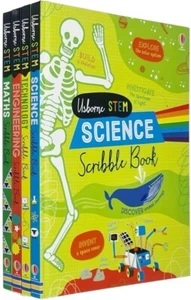 Usborne Stem Scribble Books Collection Set - Picture 1 of 2