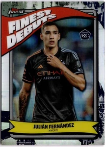 Julian Fernandez 2024 Topps Finest MLS Finest Debuts #FD-8 NYCFC - Bild 1 von 2