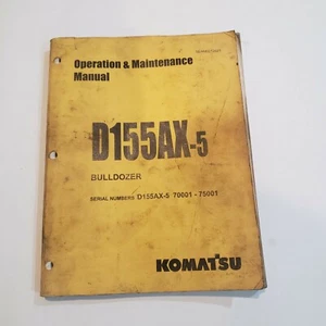 KOMATSU D155AX-5 Tractor Dozer Crawler Shop Owners Manual OEM 70001-75001 - Picture 1 of 6