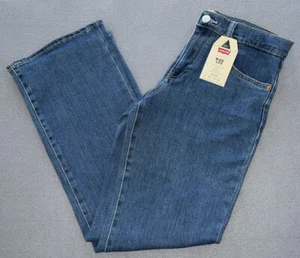 Levi’s Wide Leg 14 Reg Mid Rise Relaxed Fit Adjustable Waist band Stretch Jeans - Picture 1 of 13