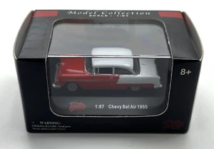 Malibu International - Red/White 1955 Chevy Bel Air - 1:87 Scale - #2 - Picture 1 of 2
