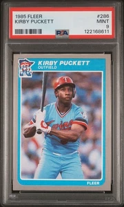 1985 FLEER KIRBY PUCKETT PSA 9 - Picture 1 of 1