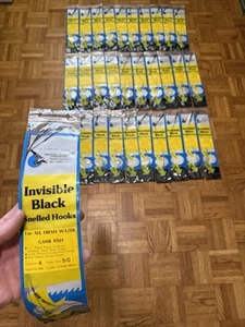 "120 ganchos invisibles 60# líderes 5/0 - alambre de acero inoxidable cubierto de nailon de 12""" - Imagen 1 de 4