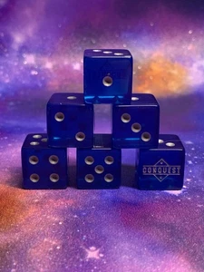 Warhammer 40k Conquest Premium Abo Wargear Würfel - Blau - Brandneu - Bild 1 von 3