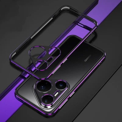 Aluminum Metal Bumper Frame Shockproof Case For Huawei Pura 80 Ultra 70 Pro Plus - Image 1 of 4