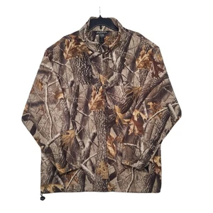 Vintage Winchester Realtree Camo Fleece Full Jacket 2XL Hunting 90s (Read) - Picture 1 of 14