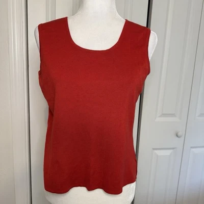 Ming Wang Sleeveless Women's Top Size Small Tex  Stretch Knit Shell - Image 1 of 4