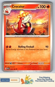 Crocalor - #024/182 - SV04: Paradox Rift - Pokemon TCG - Picture 1 of 2