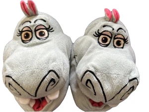 Pajamas Sleepwear Girls Shoe Madagascar Hippo Gloria Slippers 10-11 Free Ship - Picture 1 of 5
