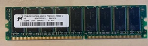 MICRON MT18VDDT6472AG-262C4 Memory PC2100U - Picture 1 of 1