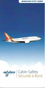 Safety Card - Air North - B737 500 - 2010 (Yukon, Canada) (S4807) - Bild 1 von 1