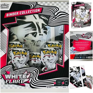 Pokemon TCG: Scarlet & Violet White Flare Binder Collection Reshiram *NEW* - Picture 1 of 6