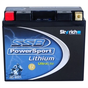 Lithium YT12B-4 YT12B-BS Battery Yuasa Fits DUCATI YAMAHA R1 KAWASAKI ZX1000 - Picture 1 of 1