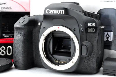 [Near Mint sc:15857 (16%)] Canon EOS 80D 24.2MP DSLR Body APS-C from Japan #2596 - Image 1 of 4