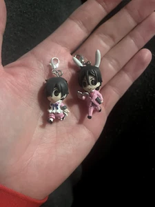 Black Butler Kuroshitsuji Ciel im Wunderland Sebastian und Ciel Mini Figuren 2x - Bild 1 von 2