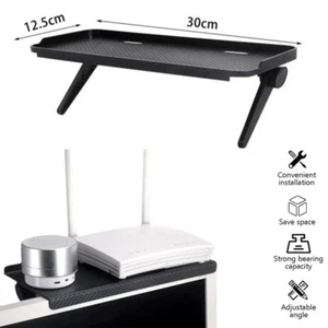 Adjustable TV Set-Top Box Computer Screen Top Shelf Storage Rack Holder Bracket - Picture 1 of 11