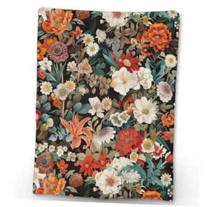 Beautiful Floral Blanket - Soft Cozy Lightweight Flannel 60×50 Inch Floral29 - Picture 1 of 7