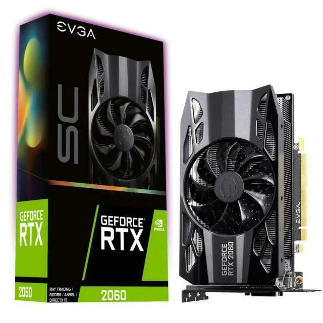 EVGA GeForce RTX 2060 SC GAMING 6GB GDDR6 Graphics Card (06G-P4-2062-KR)