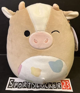 Squishmallows Griella the Brown Easter Cow 8" Rainbow Spots Belly 2023 - NEW ❤️ - Picture 1 of 9