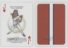 2007 Hero Decks Boston Red Sox Heroes Playing Cards Pedro Martinez #JH HOF
