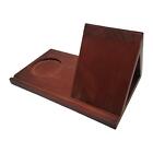 Triangle Book Holder Drink Holder Small Bookshelf for Library Office Night