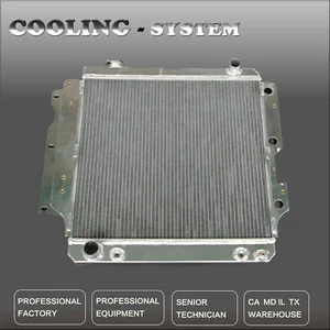 CC2101 3 Row Aluminum Radiator For 87-95 Jeep TJ Wrangler L4 L6 Truck MT/AT - Picture 1 of 8