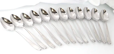 JA Henckels Milena Stainless 18/10 Flatware 12 Place/ Oval Soup Spoons Glossy - Image 1 of 4
