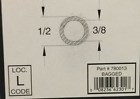 Hillman 780013 O-Ring,1/2 In Od X ,3/8 In Id X ,1/16 In Thick, Nitrile Rubber