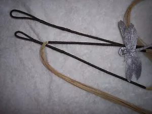 Buckskin and Black Recurve bowstring New bowstrings AMO 58" actual 54" - Picture 1 of 3