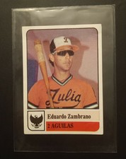 1991-92 Eddie Zambrano Venezuelan Winter League Sticker #2