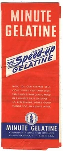 Minute Gelatine, The Speed-up Gelatine Recipe Leaflet - Picture 1 of 1