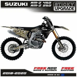 Suzuki RMZ 450 2018 2019 2020 Stickers Set RMZ 250 2019 2020 Graphics Kit Decals - Picture 1 of 8