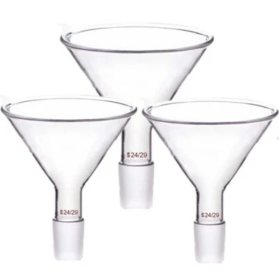 Lab Powder Chemistry funnel Vacuum Science Glassware Beaker 50-100mm - Image 1 of 4