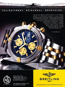 BREITLING WATCH MAGAZINE promo ad #22 ORIGINAL "NOT A WATCH" FOREIGN - Picture 1 of 3