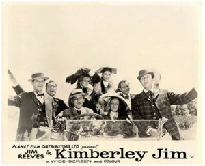 KIMBERLEY JIM Original Lobby Card Jim Reeves Clive Parnell group in car 1966