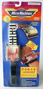 RARE VINTAGE 1989 MICRO MACHINES WRIST POWER LAUNCHER JAGUAR GALOOB NEW SEALED ! - Picture 1 of 7