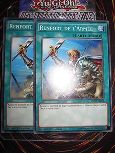 YU-GI-OH! COM RENFORT DE L'ARMEE LOT DE 2 (PLAYSET) WIRA-FR052 NEUF EDITION 1 - Bild 1 von 1